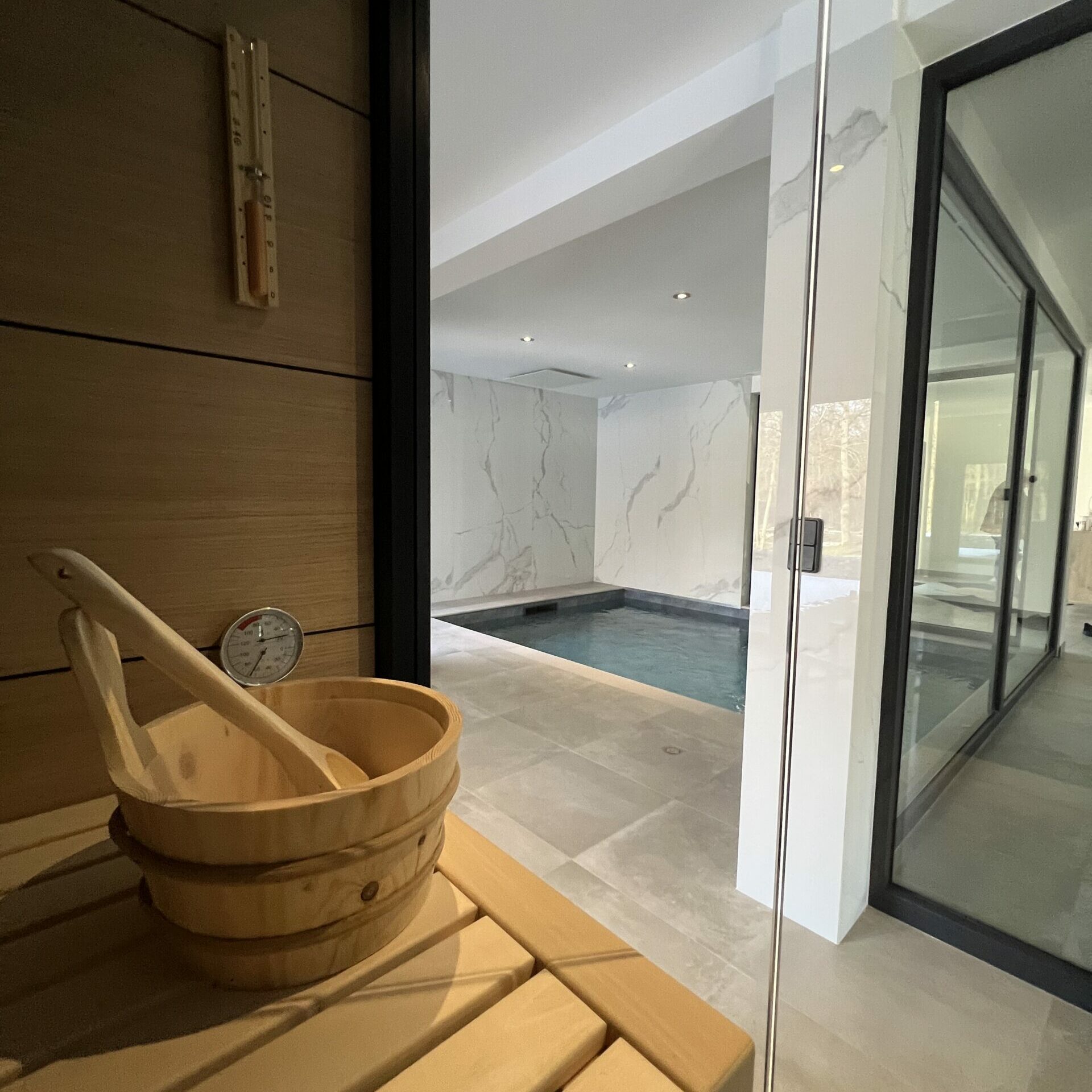 Vue sauna